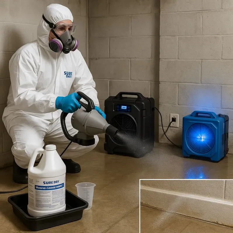 Sanitization and Odor Removal process in Laurinburg, NC